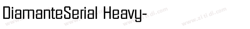 DiamanteSerial Heavy字体转换 DiamanteSerial Heavy字体转换